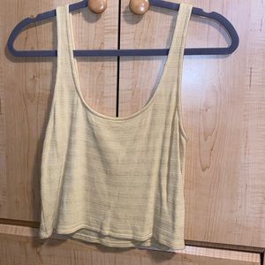 Pale Yellow American Eagle tank top